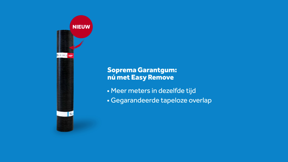 Soprema easy remove garantgum